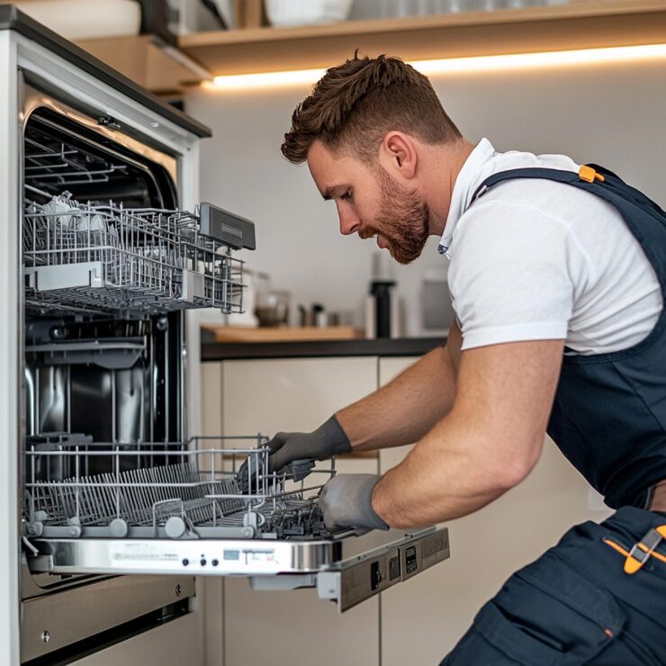 Experienced stove technician providing safe gas stove repair service at home in Abu Dhabi